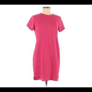 Gorgeous hot pink shift dress size 6.